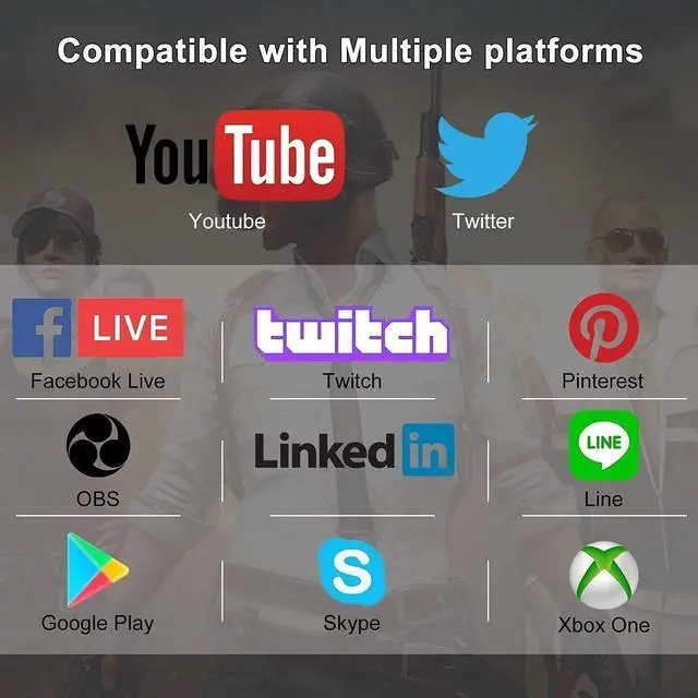 Alt view image 5 of 5 - Capture Card, 4K HDMI Capture Card for Streaming, Full HD 1080P 60FPS USB3.0 Cam Link Game Audio Video Capture Card Works with Nintendo Switch/Xbox/PS4/PS5/OBS/Camera/PC(Black)