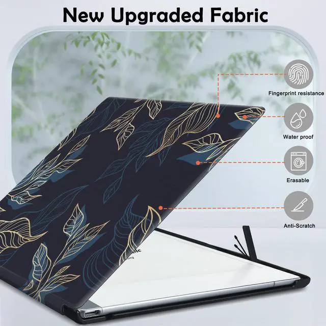 Alt view image 4 of 5 - Aippdo Case for Remarkable 2 Paper Tablet 10.3" 2020 Released,Lightweight and Hard Back Shell Protective Book Folio Cover with Built-in Pen Holder,Comes with Remarkable 2 Pen Tips.