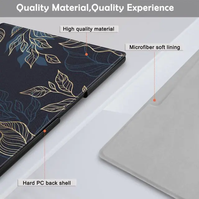 Alt view image 5 of 5 - Aippdo Case for Remarkable 2 Paper Tablet 10.3" 2020 Released,Lightweight and Hard Back Shell Protective Book Folio Cover with Built-in Pen Holder,Comes with Remarkable 2 Pen Tips.