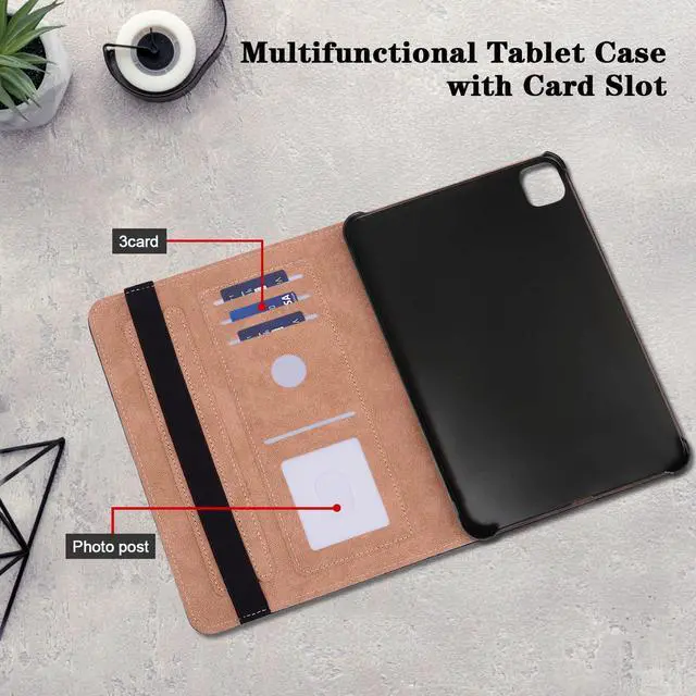 Alt view image 3 of 5 - KEFBWAO Case for iPad Pro 13 Inch Case M4 (2024) 7th Gen, Auto Wake/Sleep Multi-Angle Supports Pencil Pro and Pencil(USB-C) for iPad Pro 13 Inch Cover, Maple Leaf