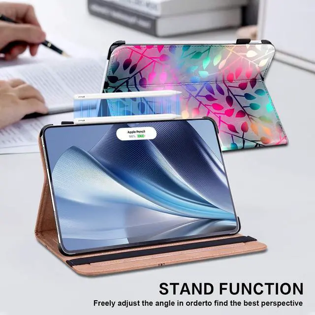 Alt view image 5 of 5 - KEFBWAO Case for iPad Pro 13 Inch Case M4 (2024) 7th Gen, Auto Wake/Sleep Multi-Angle Supports Pencil Pro and Pencil(USB-C) for iPad Pro 13 Inch Cover, Maple Leaf