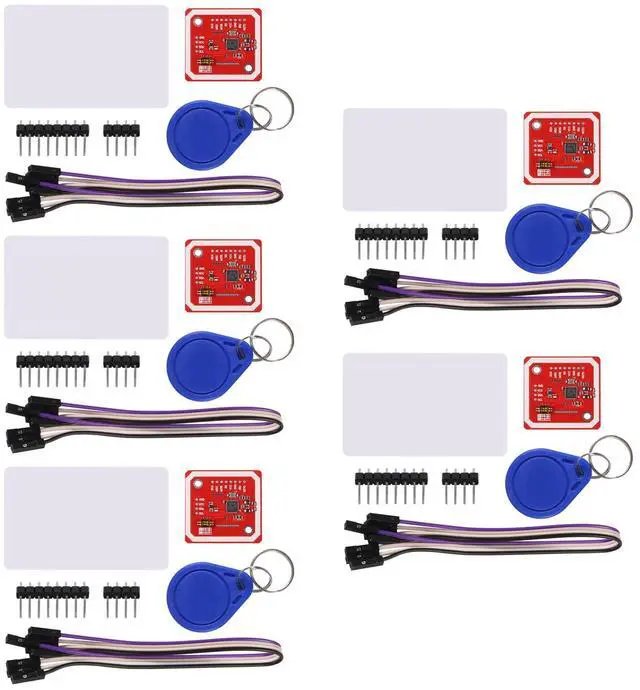 Main image of 5PCS PN532 NFC NXP RFID Module V3 User Kit Near Field Communication Reader Writer Module Kit I2C SPI HSU with S50 White Card Key Card for Raspberry Pi DIY Smart Phone