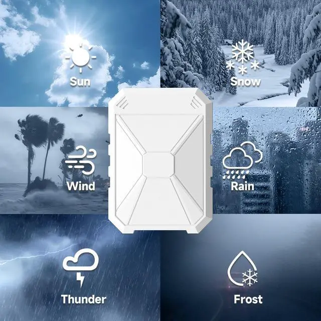 Alt view image 3 of 5 - AX1800 Outdoor WiFi 6 Extender, Outdoor WiFi Extender Signal Booster, Wireless Gigabit Outdoor Access Point, IP67 Weatherproof, Dual Band, Passive PoE, Extend WiFi for Outdoor Camera, Patio, Starlink