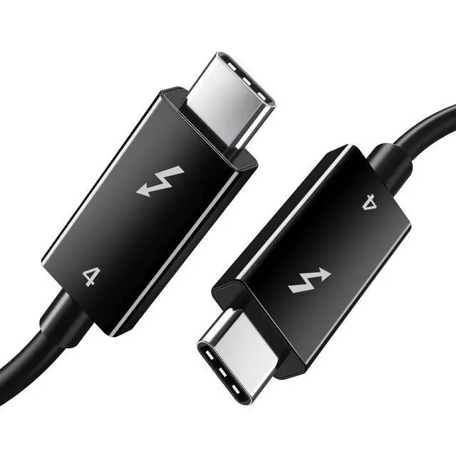 Main image of Thuntex Thunderbolt 4 Cable 40Gbps/100W/5A, Compatible with 8K Display/40Gbps with New MacBook Pro, ThinkPad Yoga, Alienware 17 and More(Certified)(3.3FT /1M)