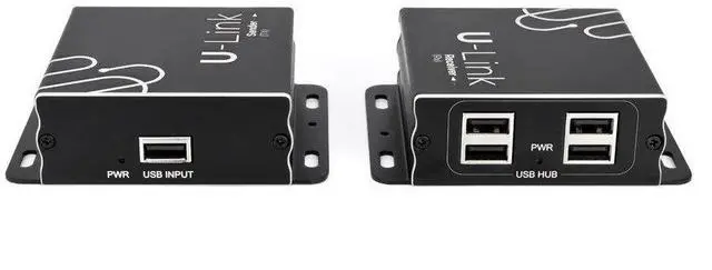 Alt view image 3 of 5 - Sewell U-Link Ul10, USB 2.0 Over Single CAT5E/6 Extender, 200 ft, 480 Mbps, 4 Port - V2.0