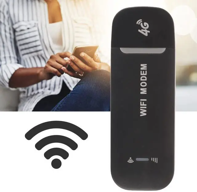 Alt view image 2 of 5 - 4G LTE USB Modem for Laptop PC, USB Router with SIM Card Slot, Portable Network Adapter for Window Desktop PC, Mobile Phones