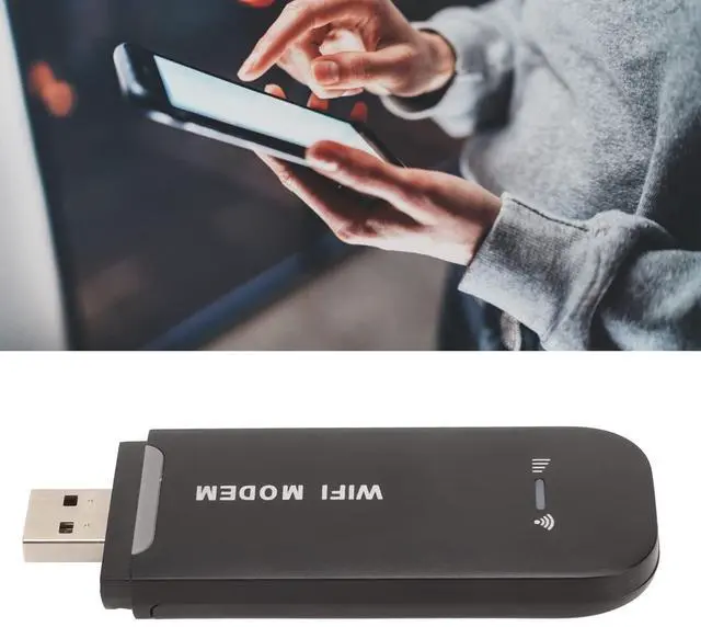 Alt view image 3 of 5 - 4G LTE USB Modem for Laptop PC, USB Router with SIM Card Slot, Portable Network Adapter for Window Desktop PC, Mobile Phones