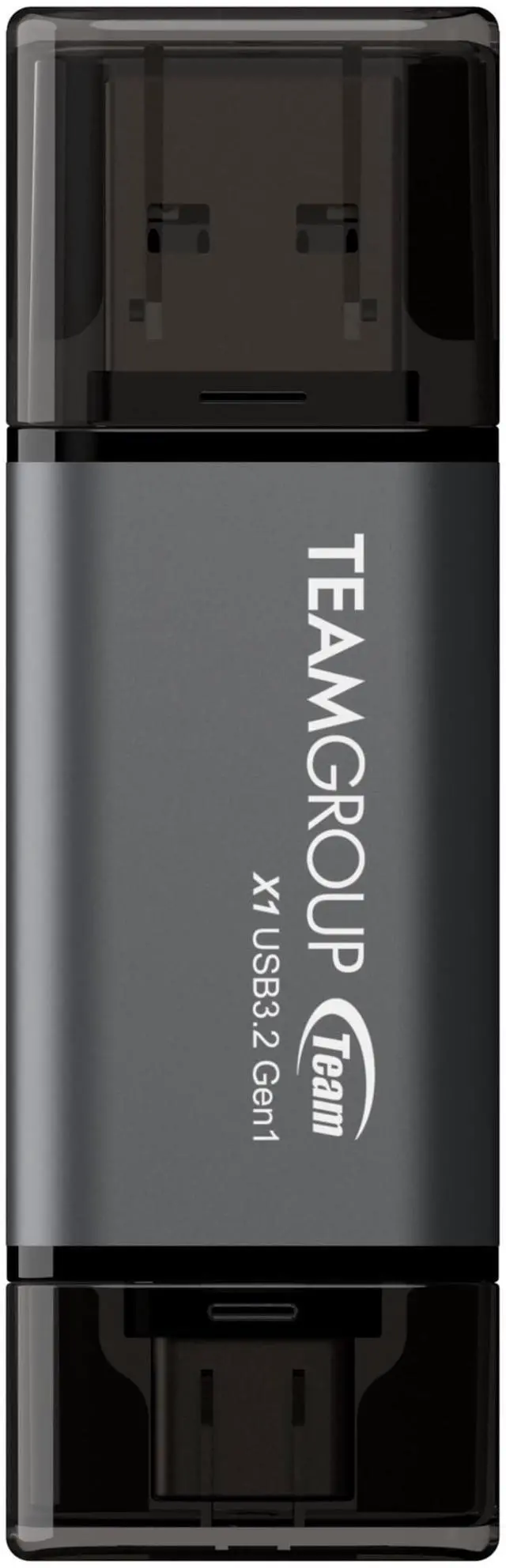 Main image of TEAMGROUP X1 256GB 100MB/s USB 3.2 Gen 1 Type A & Type C (3.1/3.0) OTG Dual Interface USB Flash Drive Data Storage Memory Stick Compatible with Smartphone/Tablet/Laptop/PC/MacBook