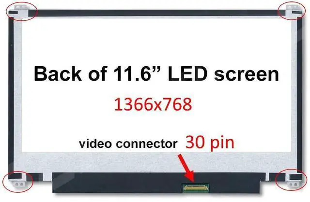 Main image of CMO N116BGE-EB2 REV.C6 New Replacement LCD Screen for Laptop LED HD Glossy