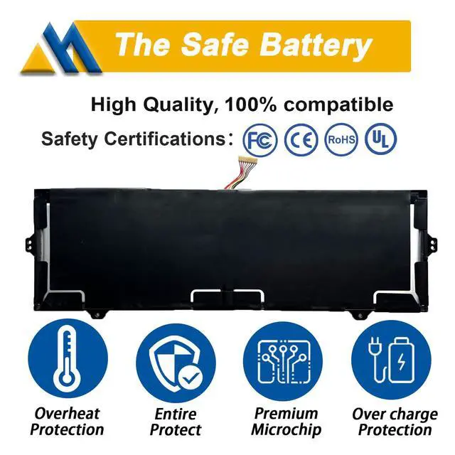 Alt view image 3 of 5 - Mobik 68Wh AA-PBMN4VN Laptop Battery Replacement for Samsung Galaxy Book Pro 360 15 15.6" NP950XDB NP950XDB-KA1US NP950XDB-KB1US NP950XDB-KC5US NP950QDB NP950QDB-KB1US NP950QDB-KB1US