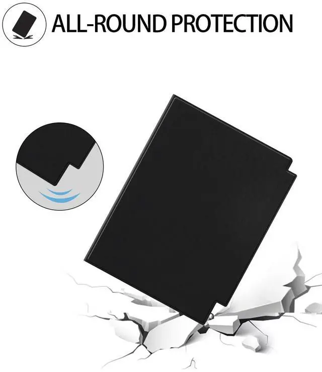 Alt view image 2 of 5 - Case for iFLYTEK AINOTE Air 2 Note-Taking Table 8.2 inch,WUNIAK Design Automatic Wake-up/Screen Off Mode, Built-in Stylus Slot, Hard PC PU Material, Light and Portable, Black