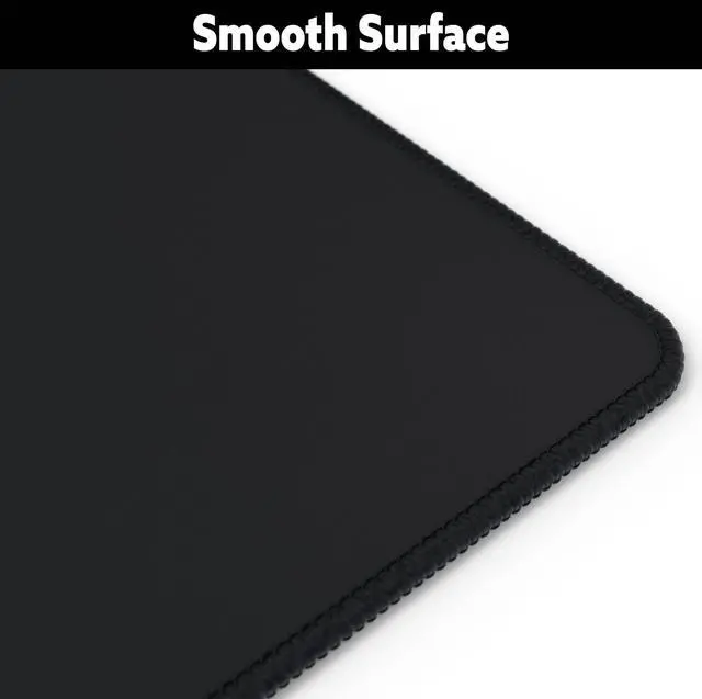 Alt view image 3 of 5 - Gamer Boss - Gaming Mouse Pad - 36 x 17 Inches - 4mm Thick with Stitched Edges, Non-Slip Rubber Base, Premium Cloth Mousepad, Desk Mat for Laptop, Keyboard, Computer & PC (Extended Plus, Black)