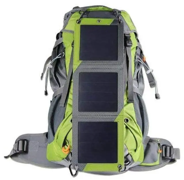 Main image of XTPower Xplorer Globetrotter 42 | Ultra Durable Hiking Solar Backpack Lime Green with Removable 10 Watt Panel | Charges USB devices including Smartphones, Tablets, GPS, and more up to 5V