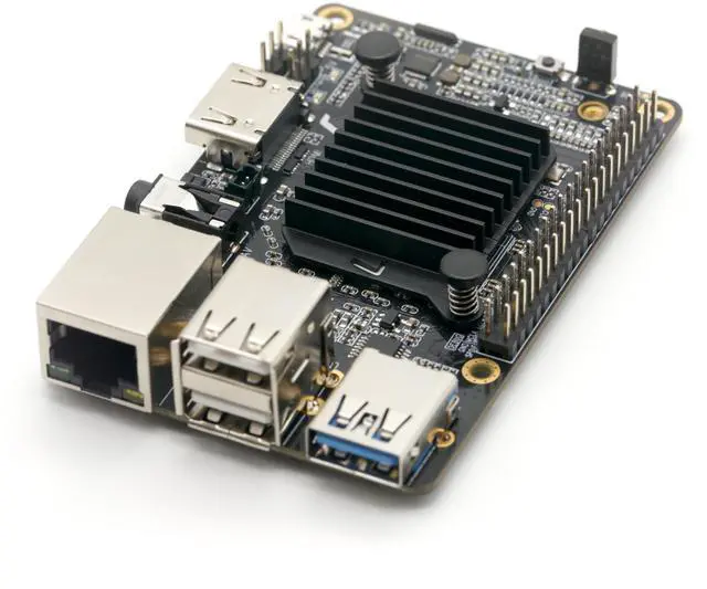 Alt view image 4 of 5 - Libre Computer Renegade Single Board ARM SBC ROC-RK3328-CC 4GB Mini Linux PC with Heatsink