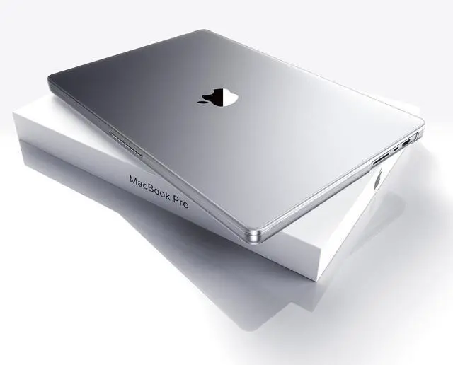 Main image of Soonjet Anti-Cracking for MacBook Pro 14 inch Case 2025 2024-2021 M4 M3 M2 M1 Pro/Max [100% Match Official Color] [Seamless Fit] Clear Cover Hard Shell Laptop Case, Frosted Space Gray