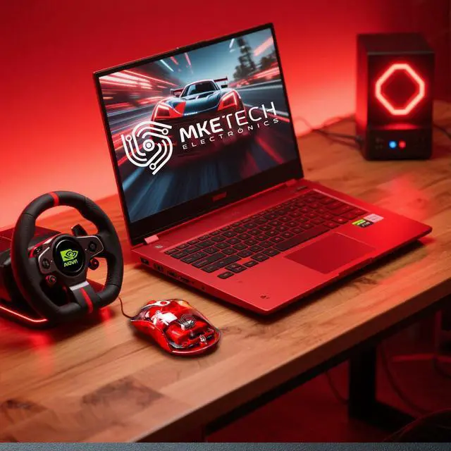 Alt view image 5 of 5 - MKETech Electronics Wireless Mouse with Transparent Shell and RGB Lighting, Dual-Mode Bluetooth & 2.4GHz, Adjustable DPI, Cyberpunk Style for Office, Gaming, and Creative Work, Red (MKE 830)