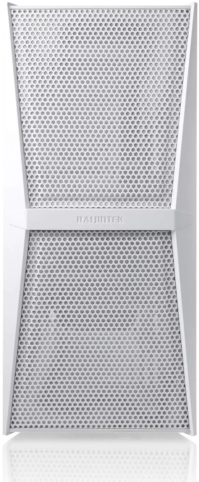 Alt view image 2 of 4 - Raijintek SILENOS MS White, a ATX Tower case with Mesh at Front and Tempered Glass (4.0mm) Side Panel, can Install 2pcs ARGB 200mm Fans at Front and 1pcs 120mm ARGB Fan at Rear
