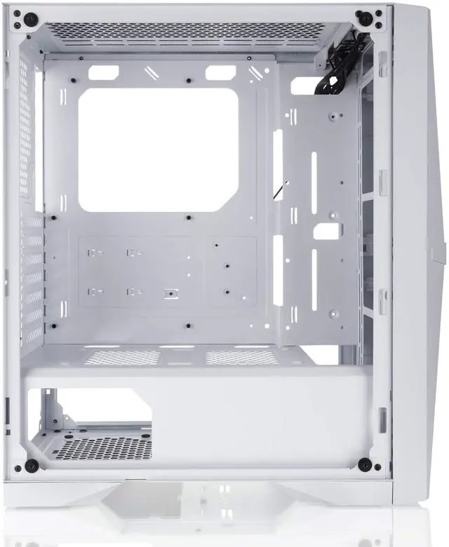 Alt view image 3 of 4 - Raijintek SILENOS MS White, a ATX Tower case with Mesh at Front and Tempered Glass (4.0mm) Side Panel, can Install 2pcs ARGB 200mm Fans at Front and 1pcs 120mm ARGB Fan at Rear