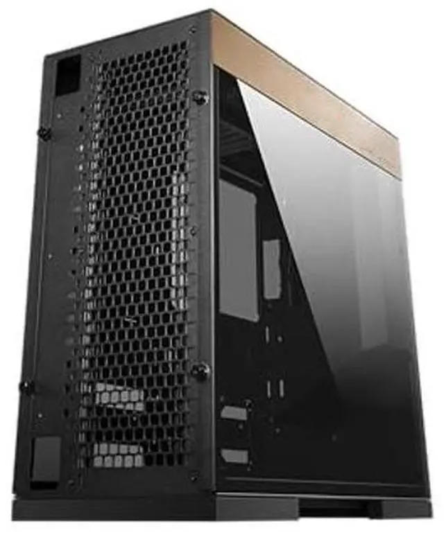 Alt view image 4 of 5 - Geometric Future M8 Cowboy Mid Tower E-ATX/ATX Gaming Case, Aluminum/Cowhide/Glass/1.0mm Steel, Vertical Air Tunnel Design, Support Type C, 420/360 Radiator, Vertical GPU Mount, GEO-M8-COW(Case ONLY)
