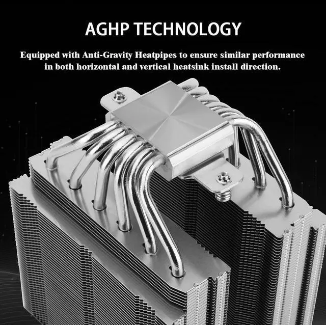 Alt view image 2 of 5 - Thermalrlght Royal Pretor 130 CPU Cooler, 6 Heat Pipes Heatsink CPU Cooling, TL-H12-X28 and TL-HD13-X28 Fan, Compatible with Intel LGA115X/1200/2011/1700/1851;AM4/AM5 Platforms