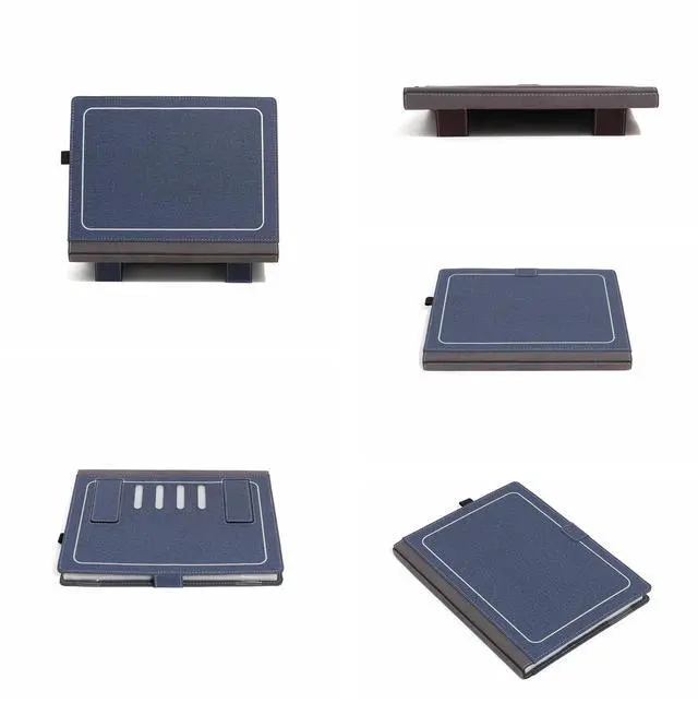 Alt view image 4 of 5 - Honeymoon Case Cover Compatible for HP Envy x360 14-FAxxxx / 14-FCxxxx 2 in 1 2024-2025 14 Inch Convertible Laptop,Multi-Angle Stand with Heat-Vent Hard Shell Case,Blue