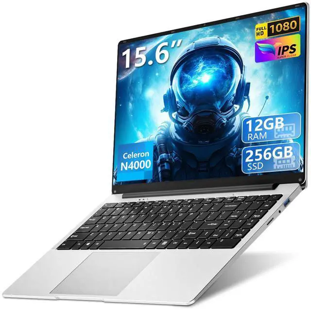 Main image of 15.6 inch gaming laptop,N4000 Processor,12GB RAM 256GB SSD,Notebook Computers Laptops 1920x1080 Display,WiF5,Mini HDMI, win 11 pro,Laptops for Students,Business Work,gaming laptop cheap,lap top