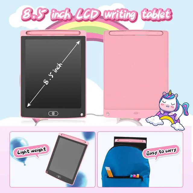 Alt view image 4 of 5 - 12 Pack LCD Writing Tablet for Kids, Colorful Toddler Drawing Tablet Doodle Board, Erasable Reusable Electronic Drawing Pad, LEYAOYAO Educational and Learning Toy for 3-6 Years Old Boy and Girl