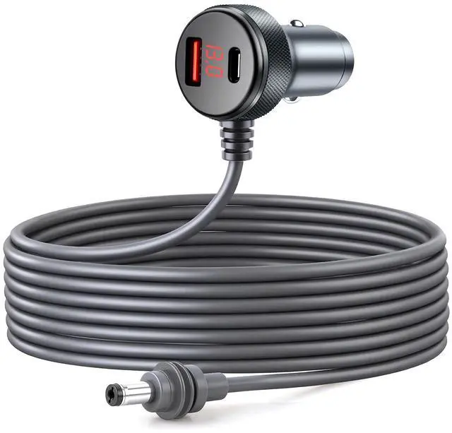 Main image of Gtaywell Starlink Mini Cable 3-in-1, Starlink Mini Car Adapter with Digital Display Durable USB C PD 40W and USB A 35W Ports for Trucks and Cars 5M/16.5Ft