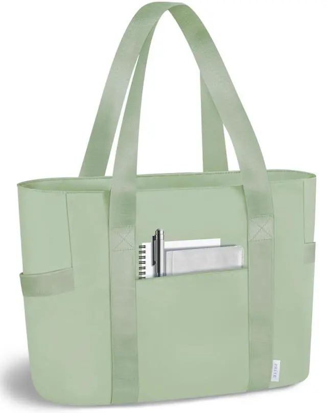 Main image of Prite Tote Bag for Women Weekender Bag with Laptop Compartment for Work Nurse Travel Gym(Green)