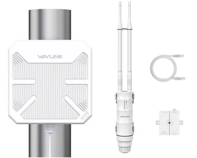 Main image of WAVLINK AX3000 Outdoor WiFi Extender,AC600 WiFi Repeater