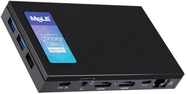 Main image of MeLE Quieter4C N150 Fanless Mini PC with Win 11 Pro(up to 3.6GHz 4C/4T) 16GB LPDDR5 512GB Micro Desktop Computer Support 4K Triple Display, Dual HDMI, All-in-One USB-C WiFi 5 BT5.1 Ethernet
