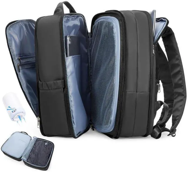 Main image of wepadre Vacuum Backpack Travel with Pump Expandable Travel Backpack with Vacuum System Vacpack Compression Backpacks Easy Vac Pack Carry on Luggage