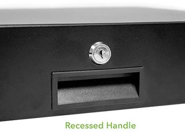 Alt view image 4 of 5 - NavePoint Server Cabinet Case 19 Inch Rack Mount DJ Locking Lockable Deep Drawer with Key 4U