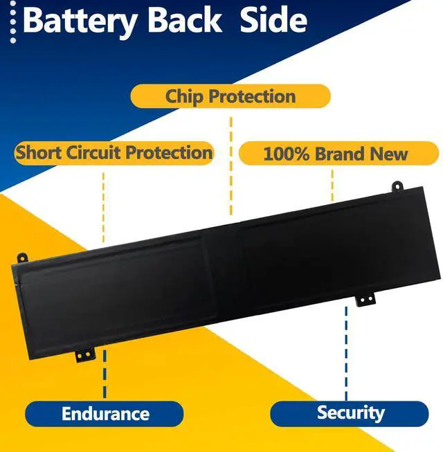 Alt view image 4 of 5 - TAVZENL C41N2013 C41N2013-1 90Wh Battery Replacement for Asus Rog Zephyrus M16 GU603HR S17 GX703HSD G15 GA503QS Strix Scar 17 G733ZW 15 G513QY Rog Strix G17 RTX 3070 G713 G15 Series 15.4V 5845