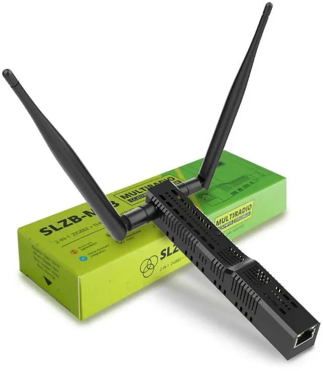 Main image of SMLIGHT SLZB-MR3 - Zigbee 3.0 to Ethernet,USB,and WiFi Gateway Coordinator with PoE,Universal Gateway for Home Assistant/ Zigbee2MQTT/ZHA,Wireless Zigbee 3.0 USB Adapter