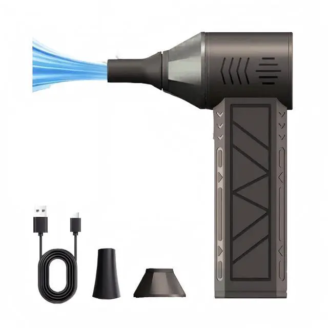 Main image of Electric Air Duster-130000RPM Super Power Cordless Air Duster, 3-Gear Adjustable Mini Blower, Powerful LED Lighting fixtures,Fast Charging, Dust Blower for Computer, House, Outdoor and Car