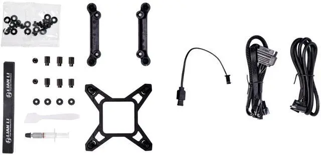 Alt view image 2 of 5 - Lian-Li Galahad II LCD CPU Liquid Cooler - 360mm Liquid Cooling System - Pre-Installed ARGB Daisy-chainable Radiator ARGB Fans - Compatible w/Intel LGA 1700, 1200, 115X & AMD AM5/AM4 Sockets - Black