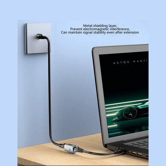 Alt view image 5 of 5 - VIVOCH 12 Pcs Cat7 Keystone Coupler, Cat7 Keystone Jack Inline Coupler Sheilded RJ45 8P8C Cat7/Cat7A up to 10Gbps for Ethernet LAN Cable Extender Adapter