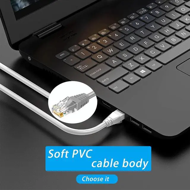 Alt view image 2 of 5 - GWFIBER cat 5 ethernet Cable 100 ft Internet Cable (30 Meter) CAT5 poe Camera cat5 Indoor Outdoor ethernet Cable Network Cable(4 PCS