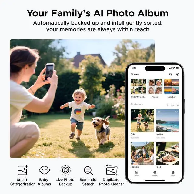 Alt view image 5 of 5 - UGREEN NASync DH4300 Plus 4-Bay Desktop NAS, Support Capacity 120TB (Diskless), Remote Access, AI Photo Album, Beginner Friendly System, 8GB LPDDR4X RAM, 2.5GbE, 4K HDMI, Network Attached Storage