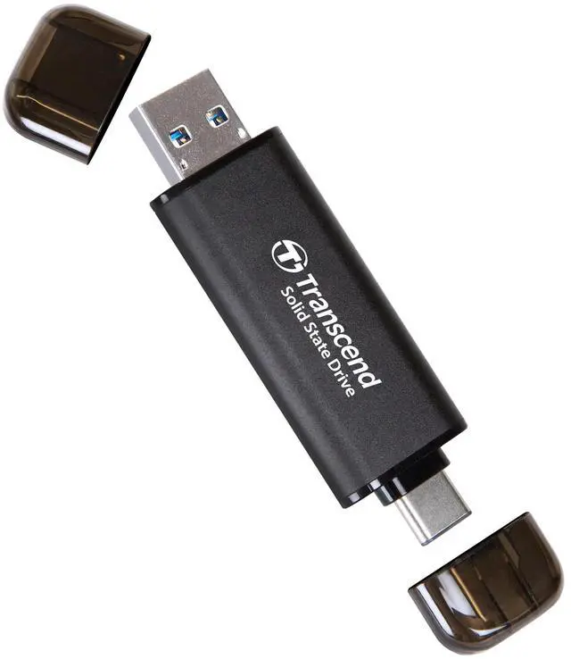 Alt view image 2 of 5 - Transcend TS1TESD310C + 4-Port HUB