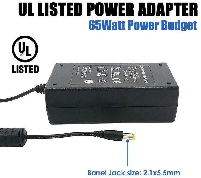 Alt view image 3 of 4 - iCreatin 4-Ports PoE Injector Midspan, 48V65W PoE Switch Power Over Ethernet Supply for 4 IP Camera, VOIP Phones or Access Points