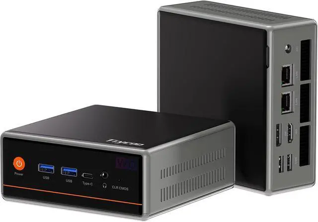 Main image of Trycoo Mini PC, Ryzen 5 5600H (6C/12T, up to 4.2Ghz),32GB DDR4/1TB NVMe SSD,Type-C/DP/HD,4K/60Hz Triple-Display,Mini Desktop Computer