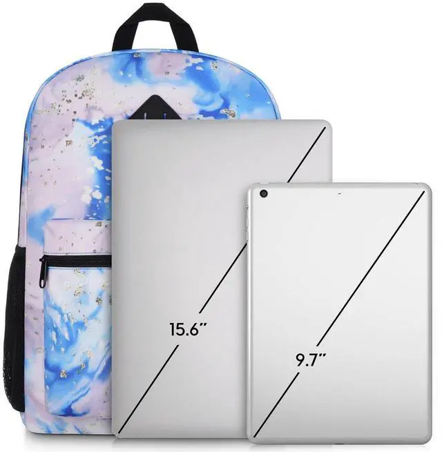 Alt view image 3 of 5 - YAMTION School Backpack,Classic Cute Bookbag Men and Teen Boy Schoolbag with USB Charging Port for High School College Office Work Travel