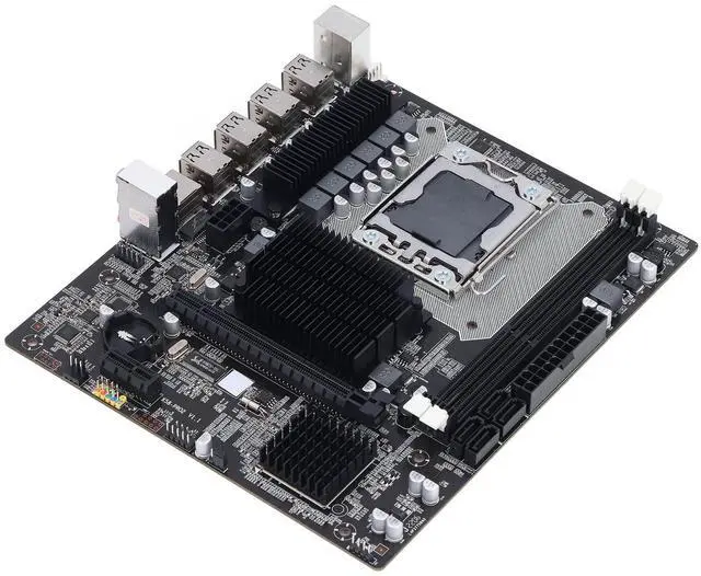 Alt view image 2 of 5 - Yctze X58 Gaming Motherboard, 2 DDR3 DIMM LGA 1366 Pins, Supports ECC Memory, USB2.0 and Port, Includes One 8-Pin and One 24-Pin Power Connector