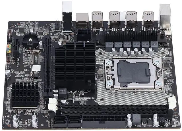 Alt view image 3 of 5 - Yctze X58 Gaming Motherboard, 2 DDR3 DIMM LGA 1366 Pins, Supports ECC Memory, USB2.0 and Port, Includes One 8-Pin and One 24-Pin Power Connector