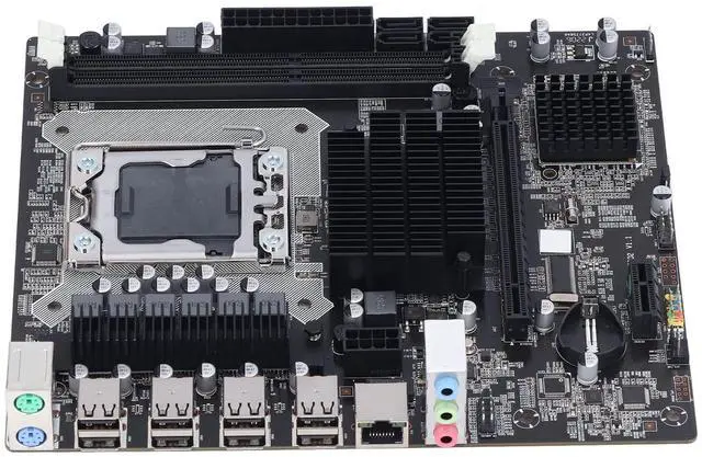 Alt view image 4 of 5 - Yctze X58 Gaming Motherboard, 2 DDR3 DIMM LGA 1366 Pins, Supports ECC Memory, USB2.0 and Port, Includes One 8-Pin and One 24-Pin Power Connector