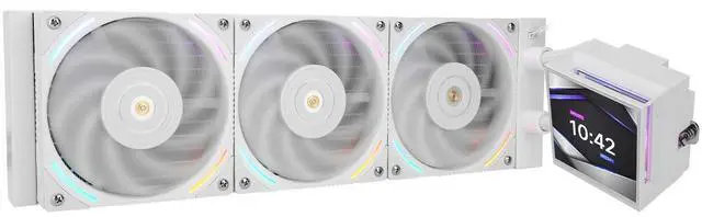 Main image of Thermalrlght Hyper Vision 360 ARGB White CPU Water Cooler,3 PWM Fans Water Cooling System,IPS LCD Screen with 480x480 Resolution,for AM4/AM5,Intel LGA1851/1700,CPU Liquid Cooler,3.95-inch Display