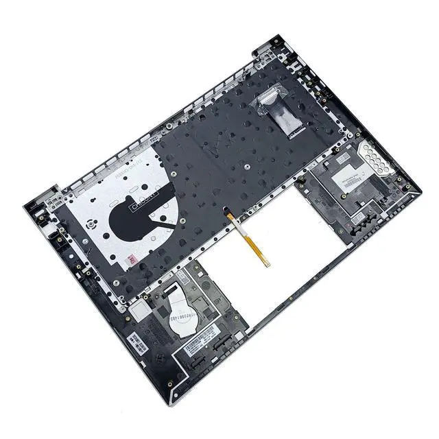 Alt view image 5 of 5 - D-KXCPELE Replacement Upper Case Palmrest for HP Elitebook 845 G9 Series Laptop Backlit Keyboard Assembly Part N14786-001 N14788-001 Silver (Backlit Keyboard)