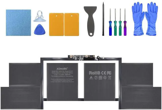 Main image of ASMARK A1820 Battery Replacement for MacBook Pro 15-inch A1707(2016, 2017) High-Performance Battery